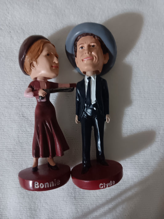 Bonnie and Clyde Collectors Bobblehead Set