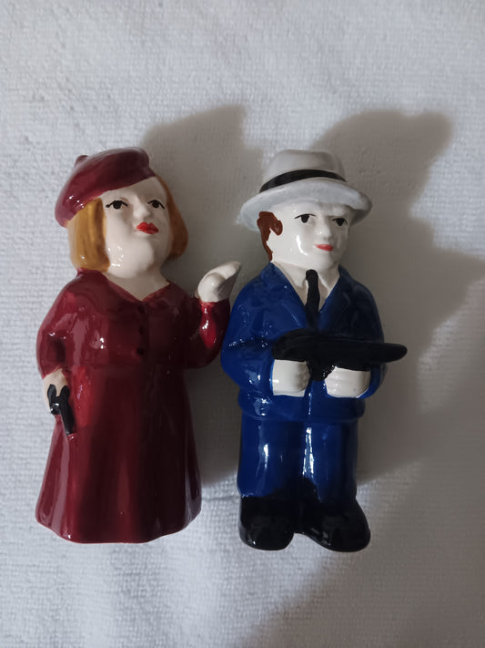 Bonnie and Clyde Collectors Salt Shaker