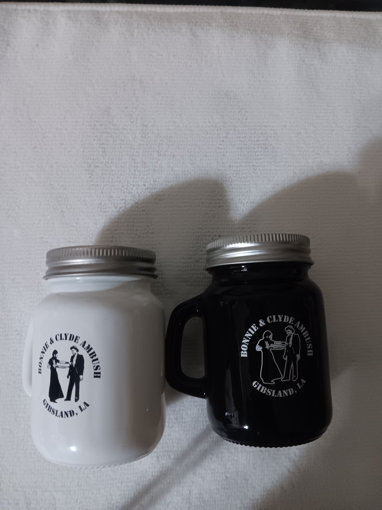 Bonnie and Clyde Ambush Museum Salt and Pepper Shakers