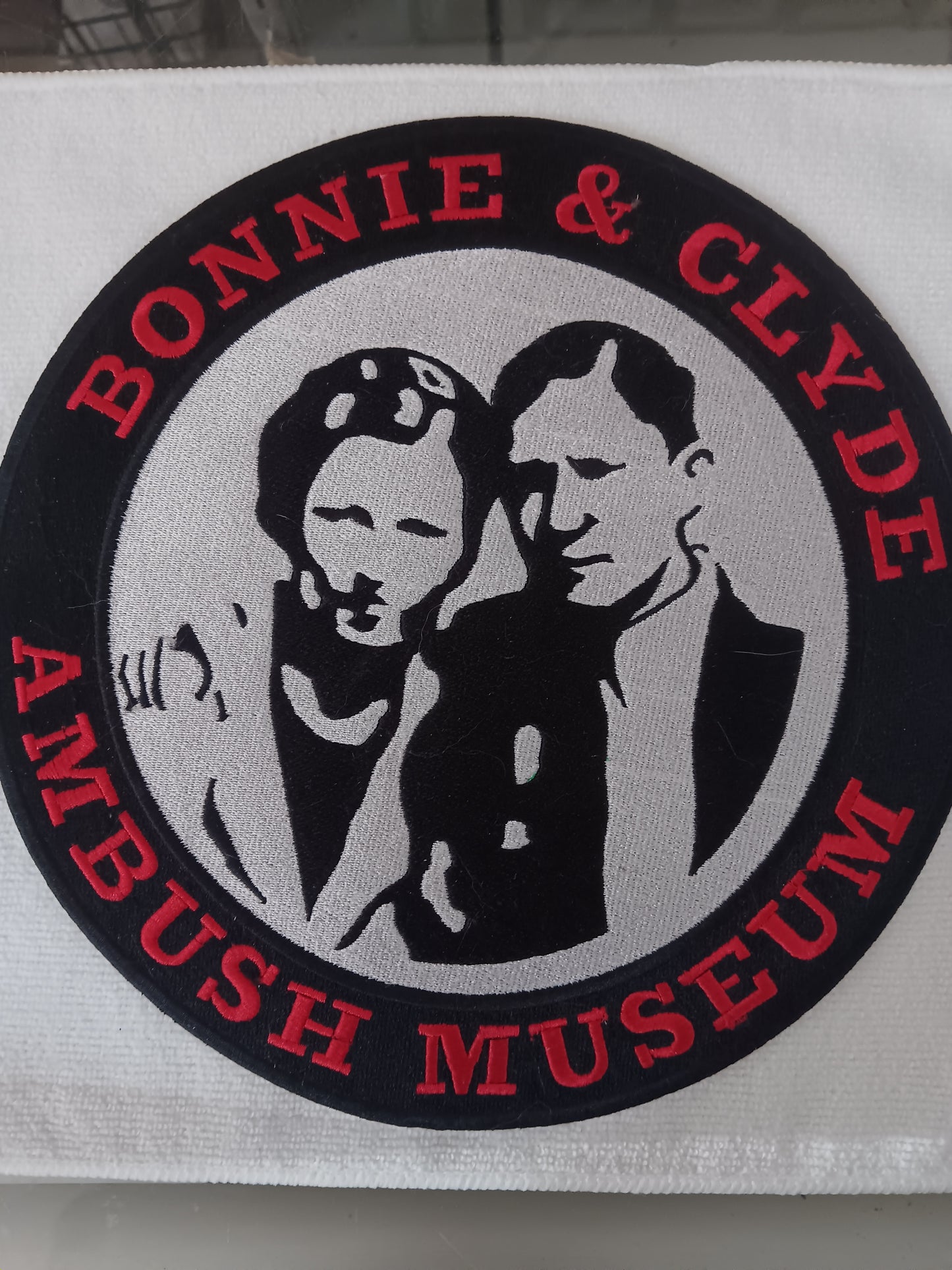 Bonnie and Clyde Ambush Museum Large Patch