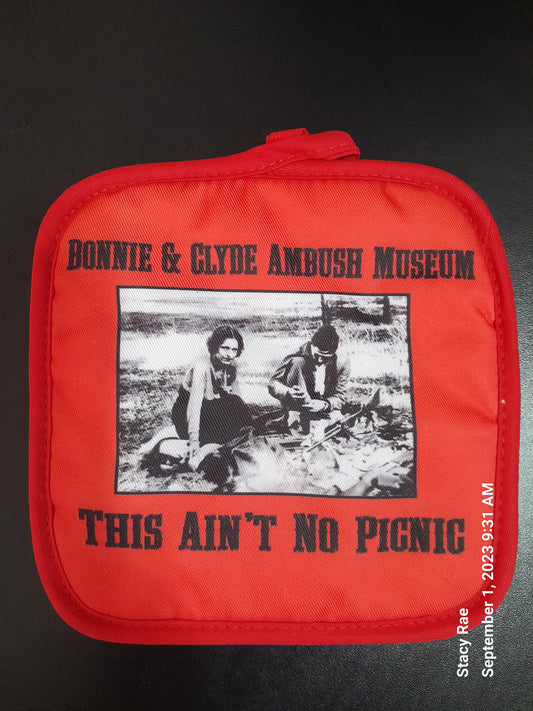 Bonnie and Clyde Ambush Museum Pot Holder