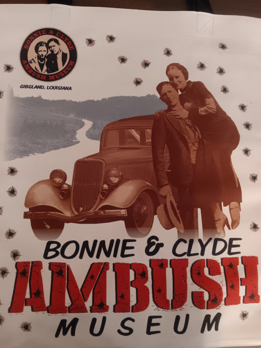 Bonnie and Clyde Ambush Museum Tote