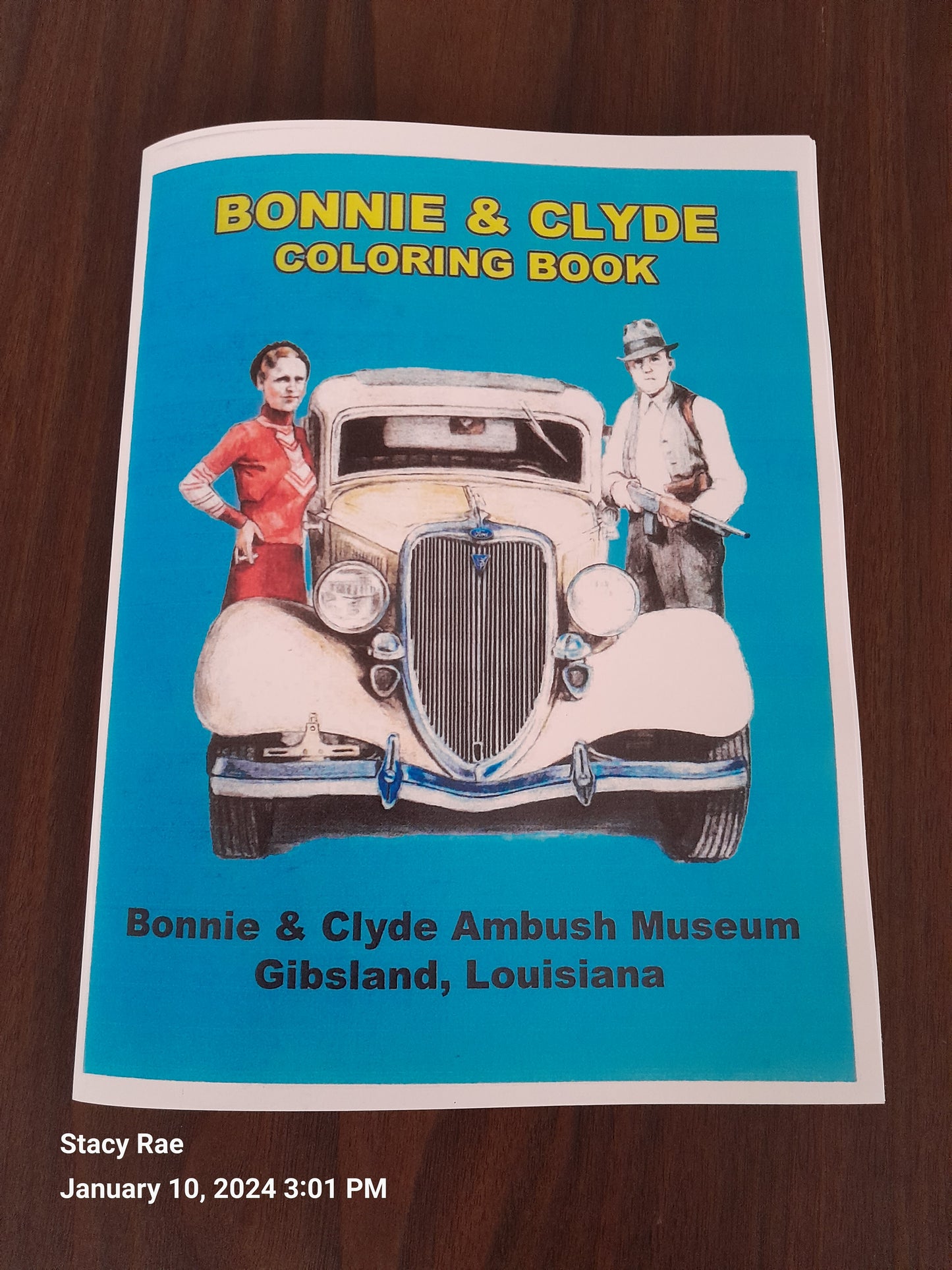 Bonnie and Clyde Coloring Book