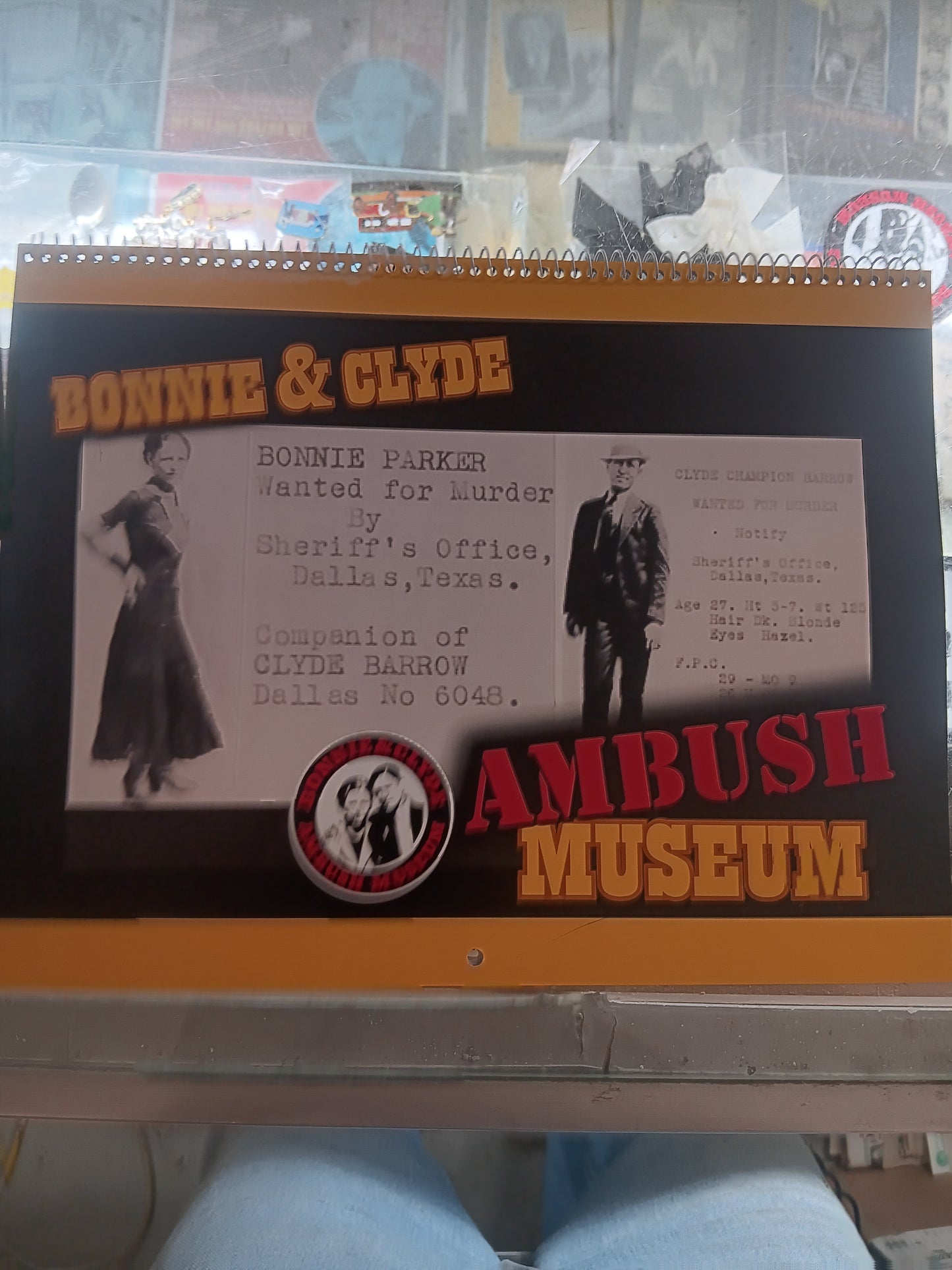 2025 Bonnie and Clyde Ambush Museum Calender