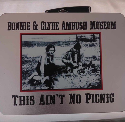 Bonnie and Clyde Ambush Museum Lunch Box